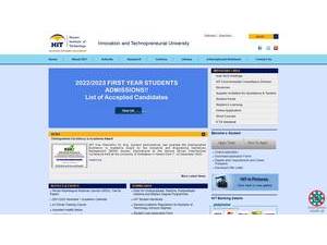 Harare Institute of Technology's Website Screenshot