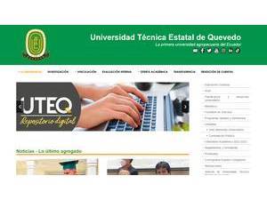 Universidad Técnica Estatal de Quevedo's Website Screenshot