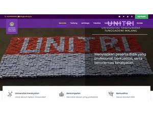 Universitas Tribhuwana Tungga Dewi's Website Screenshot