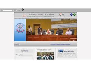 Sudan Academy of Sciences's Website Screenshot