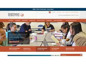 Northern New Mexico College's Website Screenshot