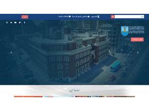 جامعة الإسكندرية's Website Screenshot