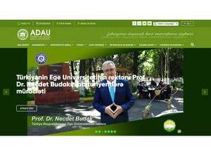 Azerbaijan State Agicultural University's Website Screenshot