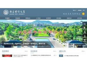 南京审计大学's Website Screenshot