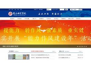 商丘师范学院's Website Screenshot
