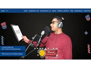 Alberto Masferrer Salvadorean University's Website Screenshot