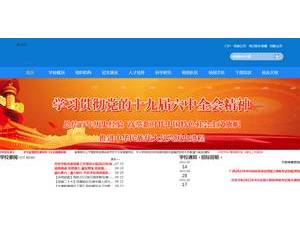 Baise University's Website Screenshot