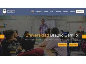 Braulio Carrillo University's Website Screenshot