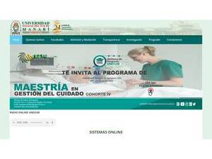 Universidad Estatal del Sur de Manabi's Website Screenshot