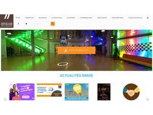 École Nationale Supérieure d'Informatique pour l'Industrie et l'Entreprise's Website Screenshot