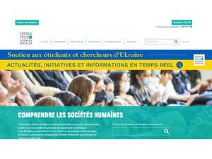 School for Advanced Studies in the Social Sciences's Website Screenshot