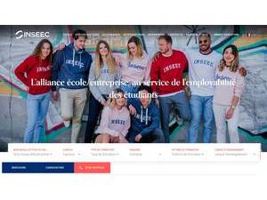 Graduate School of Management, Chambéry's Website Screenshot