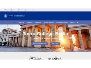 Touro University Berlin's Website Screenshot