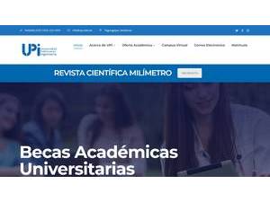 Universidad Politécnica de Ingeniería's Website Screenshot