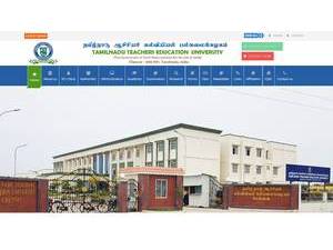 Tamil Nadu Teacher Education University's Website Screenshot