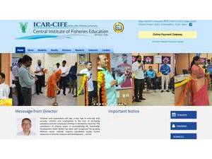 Central Institute of Fisheries Education's Website Screenshot