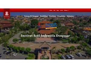 Indonesian Institute of the Arts, Denpasar's Website Screenshot
