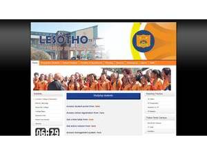 Lesotho College of Education's Website Screenshot