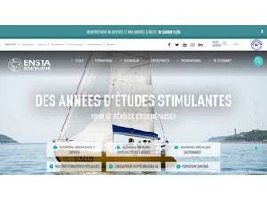 École Nationale Supérieure de Techniques Avancées Bretagne's Website Screenshot