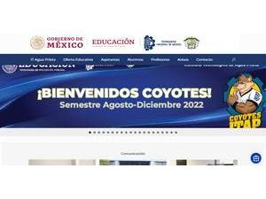 Technological Institute of Agua Prieta's Website Screenshot