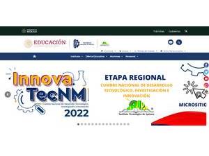 Instituto Tecnológico de Apizaco's Website Screenshot