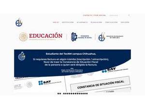 Chihuahua Institute of Technology's Website Screenshot