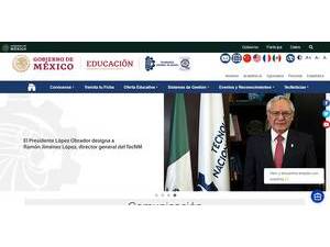 Technological Institute of Comitán's Website Screenshot