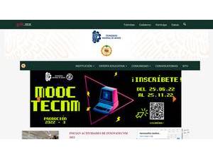 Technological Institute of Hermosillo's Website Screenshot