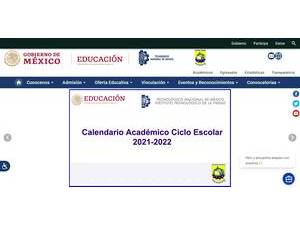 Technological Institute of La Piedad's Website Screenshot