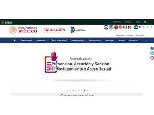 Technological Institute of Linares's Website Screenshot