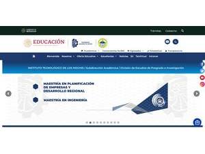 Technological Institute of Los Mochis's Website Screenshot