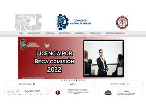 Technological Institute of Mérida's Website Screenshot