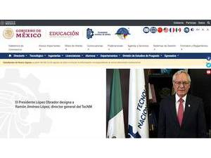 Instituto Tecnológico de Pachuca's Website Screenshot