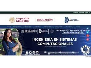 Instituto Tecnológico de Tecomatlán's Website Screenshot