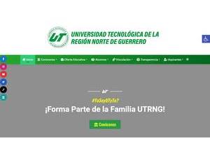 Technological University of the Northern Region of Guerrero's Website Screenshot