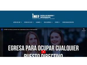 Instituto Nacional de Estudios Fiscales's Website Screenshot