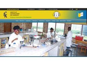 Catholic Institute of Kabgayi's Website Screenshot