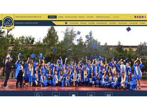 National University of Physical Education and Sport's Website Screenshot