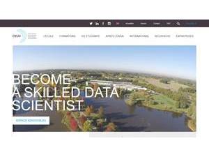 National School of Statistics and Information Analysis's Website Screenshot