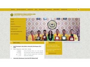 Simalungun University's Website Screenshot
