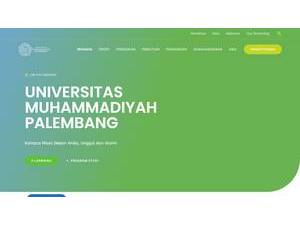 Muhammadiyah University of Palembang's Website Screenshot