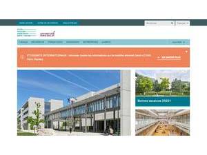 Normal Superior School of Paris-Saclay's Website Screenshot