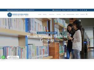 Universitas Satya Negara Indonesia's Website Screenshot