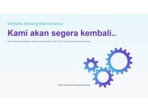 Wiraswasta University of Indonesia's Website Screenshot