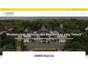 University of Kuningan's Website Screenshot