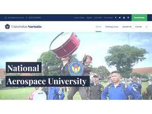 Nurtanio University's Website Screenshot