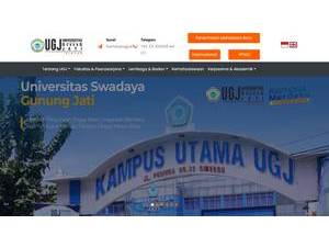 Swadaya Gunung Jati University's Website Screenshot