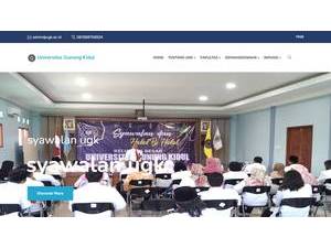Gunung Kidul University's Website Screenshot