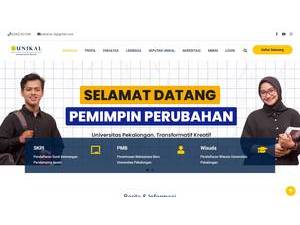 University of Pekalongan's Website Screenshot