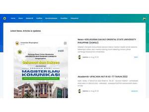 Bhayangkara University of Surabaya's Website Screenshot